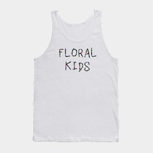 Tshirt Floral Pattern Kids Tank Top